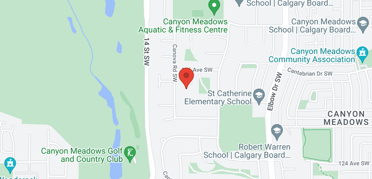 map of 227 Canova Place SW